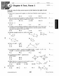 Chapter 6 Test, Form 1