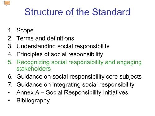 ISO 26000:2010 Guidance on social responsibility