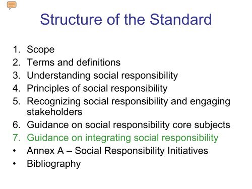 ISO 26000:2010 Guidance on social responsibility