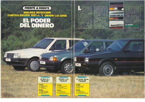NÂº197 (01/07/1987) Malaga Iny. contra Regata 100 i.e. y Orion 1.6i