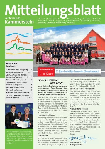 Mitteilungsblatt Juni 2011 (PDF) - Gemeinde Kammerstein