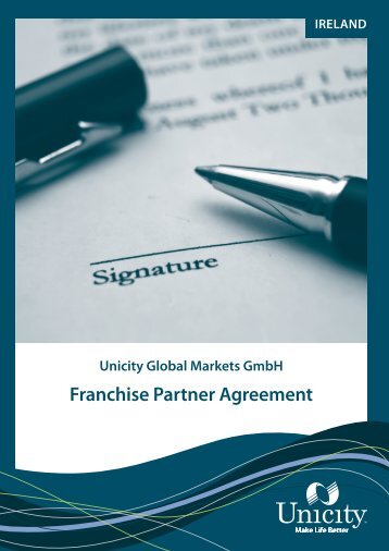 Franchise Partner Agreement - Unicity