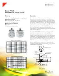 Model 7702A Piezoelectric accelerometer - Endevco