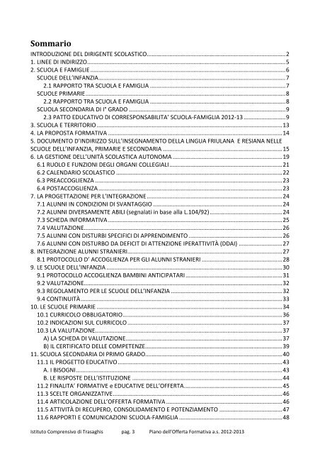 Istituto Comprensivo di Trasaghis - Direzione Didattica di Trasaghis