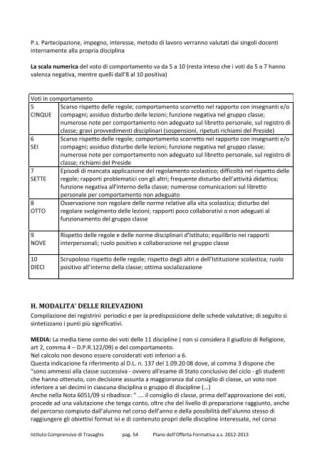 Istituto Comprensivo di Trasaghis - Direzione Didattica di Trasaghis