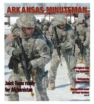 March - Arkansas National Guard