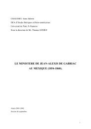 le ministere de jean-alexis de gabriac au mexique - Lomesoft