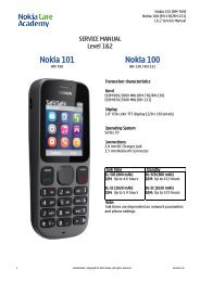 Nokia 101 / 100 RM-769 / RH-130 / RH-131 Service Manual Level 1&2