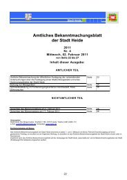 Amtliches Bekanntmachungsblatt der Stadt Heide