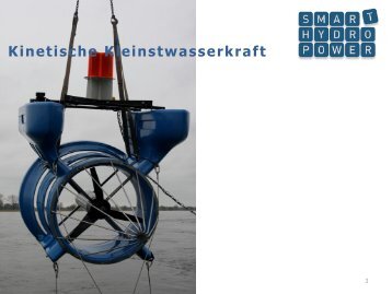 Kinetische Kleinstwasserkraft - Technologiekompetenz Fluss-Strom