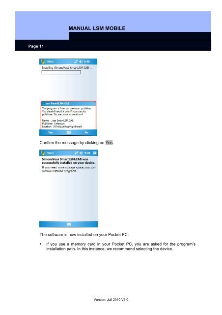 LSM MOBILE â USER MANUAL - SimonsVoss technologies