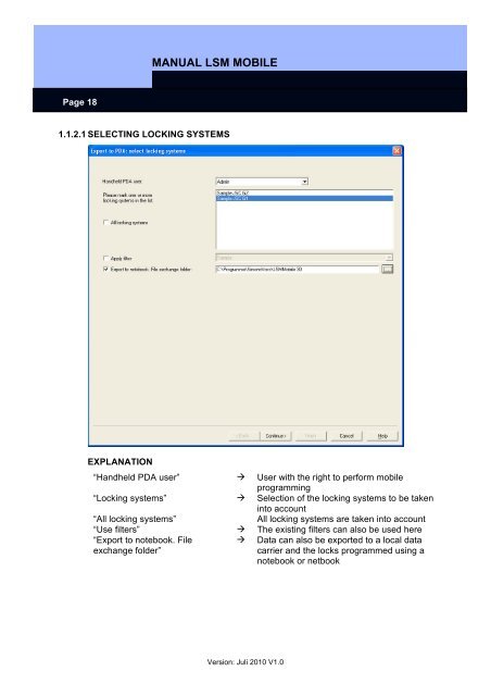 LSM MOBILE â USER MANUAL - SimonsVoss technologies