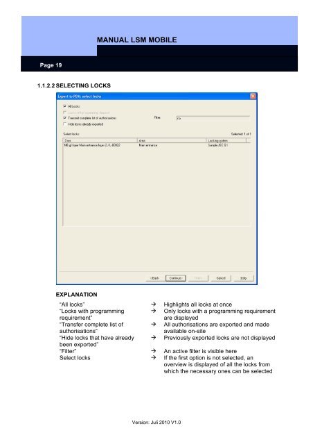 LSM MOBILE â USER MANUAL - SimonsVoss technologies