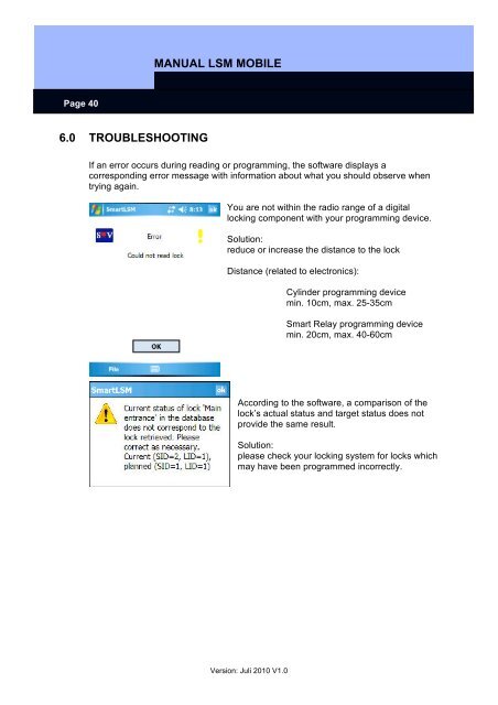 LSM MOBILE â USER MANUAL - SimonsVoss technologies