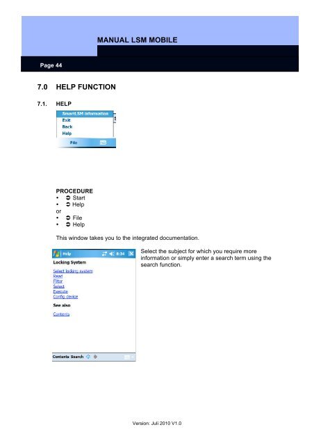 LSM MOBILE â USER MANUAL - SimonsVoss technologies