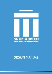 Dizajn manuÃ¡l v PDF - ZvÃ¤z mÃºzeÃ­ na Slovensku