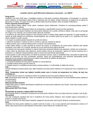 Nuk - Incalzitor electric THERMO RAPID - Bebelusul tau