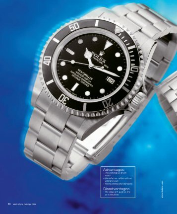 WT_2005_05: COMPARATIVE TEST: ROLEX SEA-DWELLER VS ...