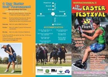 EASTER FESTIVAL - Yarriambiack Council