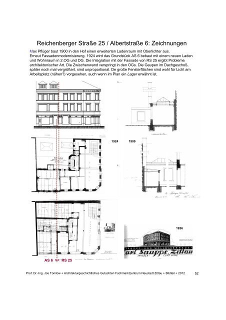 Architekturgeschichtliches Gutachten - Bildteil S. 30-59 - Zittau