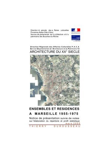 ensembles et residences a marseille 1955-1975 - Direction ...