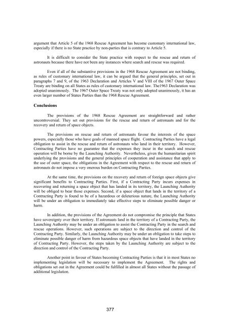 Proceedings of the Workshop - United Nations Office for Outer ...