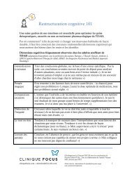 Restructuration cognitive 101