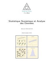 Statistique NumÃ©rique et Analyse des DonnÃ©es