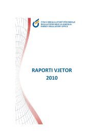 Raporti Vjetor 2010 - Zyra e Rregullatorit pÃ«r Energji