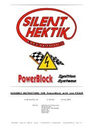 ASSEMBLY INSTRUCTIONS FOR PowerBlock with ... - Silent Hektik