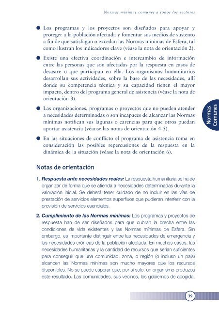 Carta Humanitaria y Normas mÃ­nimas de respuesta humanitaria en ...