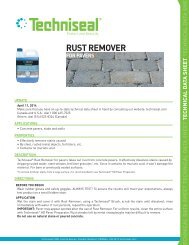 RUST REMOVER - Techniseal