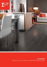 Formica Flooring Installation, Care and Maintenance Guide TDS