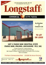 TO LET ON LEASE UNIT 6 CRADGE BANK INDUSTRIAL ... - Longstaff