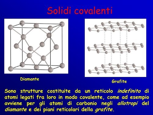 I materiali possono essere: Amorfi: gli atomi sono disposti in modo ...