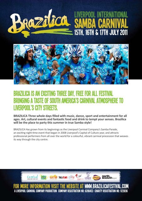 brazilica is an exciting three day, free for all festival - The UK ...