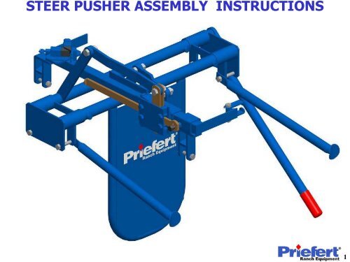 STEER PUSHER ASSEMBLY INSTRUCTIONS