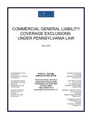 Commercial General Liability Coverage Exclusions Under