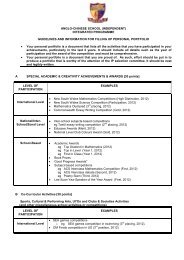 04A Guidelines for filling in portfolio - Anglo-Chinese School