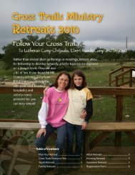 CTM Retreat Brochure 2010 - Cross Trails Ministry