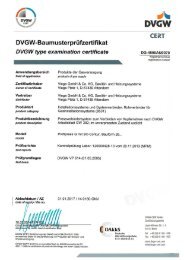 DVGW type examination certificate - Viega