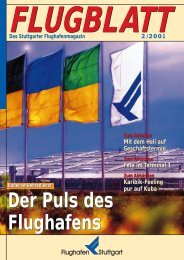 Ausgabe 2/01 - Flughafen Stuttgart