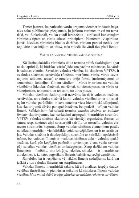 Linguistica lettica 18