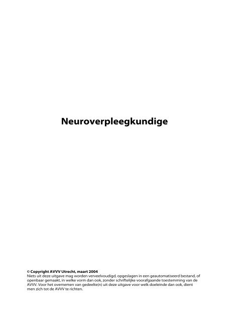 Neuroverpleegkundige - Verpleegkundigen & Verzorgenden ...