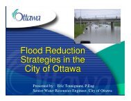 Flood Reduction Strategies in the City of Ottawa Flood Reduction ...