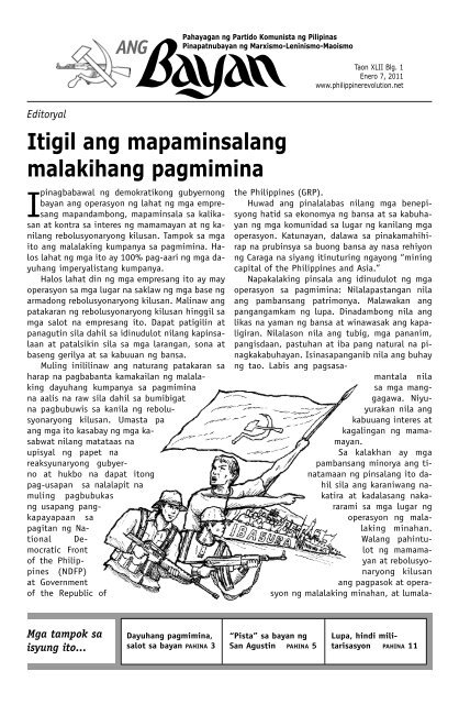 Pilipino - philippinerevolution.net