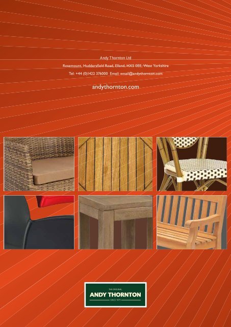 Outdoor Furniture 2013 PDF (3.7 MB) - Andy Thornton