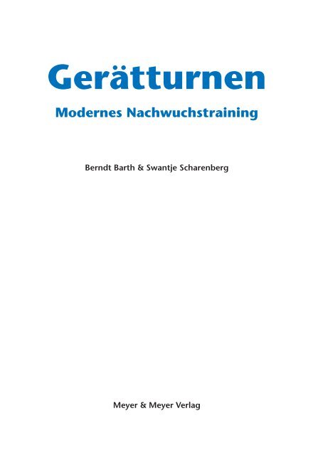 GerÃ¤tturnen Modernes Nachwuchstraining - Getu Gossau