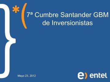 Presentación template - Entel