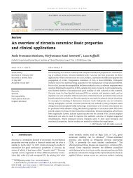 An overview of zirconia ceramics: Basic properties and clinical ...